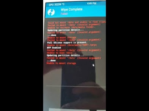 Tips atasi masalah Failed To Mount System (Invalid Argument) pada Xiaomi POCO X3 NFC via TWRP