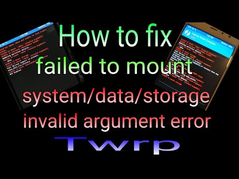 Cara mudah atasi masalah Failed To Mount System (Invalid Argument) pada Xiaomi Mi 6X via TWRP
