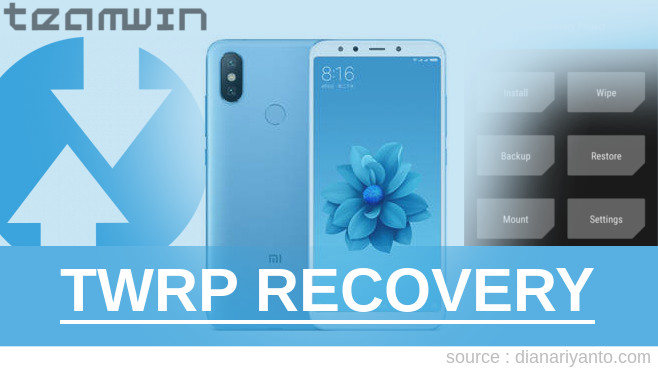 Cara Pasang TWRP Xiaomi Mi 6X Tanpa Unlock Bootloader