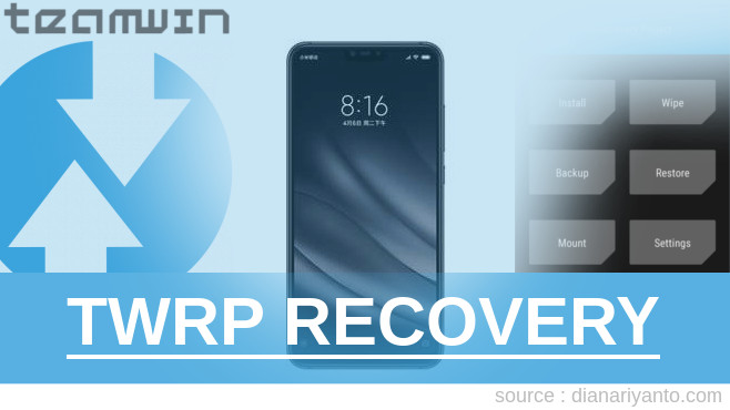 TWRP Xiaomi Mi 8 Lite (Mi 8 Youth) Anti Gagal