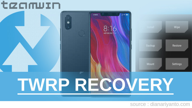 Cara Pasang TWRP Xiaomi Mi 8 SE Tanpa Unlock Bootloader