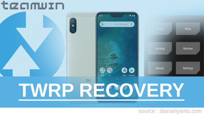 Cara Install TWRP Xiaomi Mi A2 Lite Tested