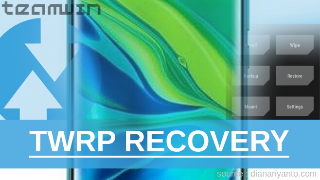 Install TWRP Xiaomi Mi Note 10 Pro Tanpa PC