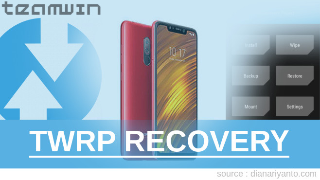 Install TWRP Xiaomi Pocophone F1 Temp