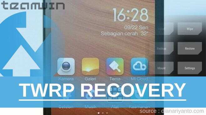 TWRP Xiaomi Redmi 1S Berhasil 100%