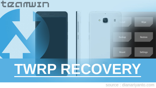 TWRP Xiaomi Redmi 2 Edisi Prime Paling Simpel